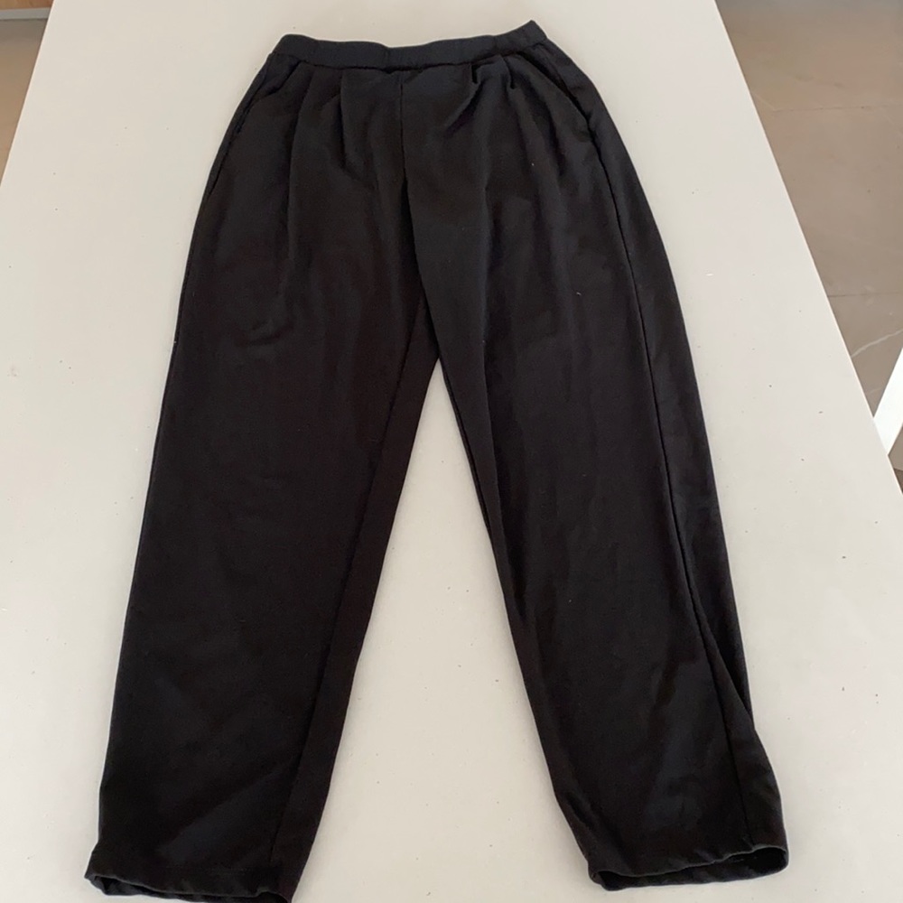 Black XS Leith crop dress pants